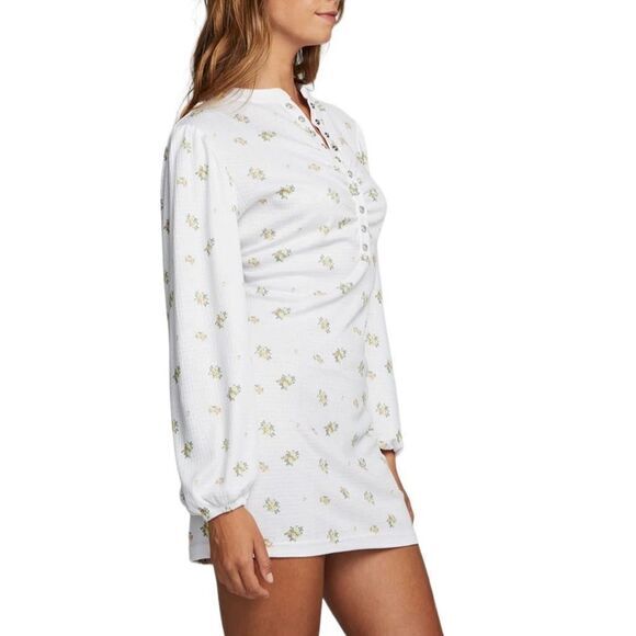 Chaser Women's Shayla Mini Dress Size Small Sunrise Floral Long Sleeve Boho NWOT - Picture 4 of 9